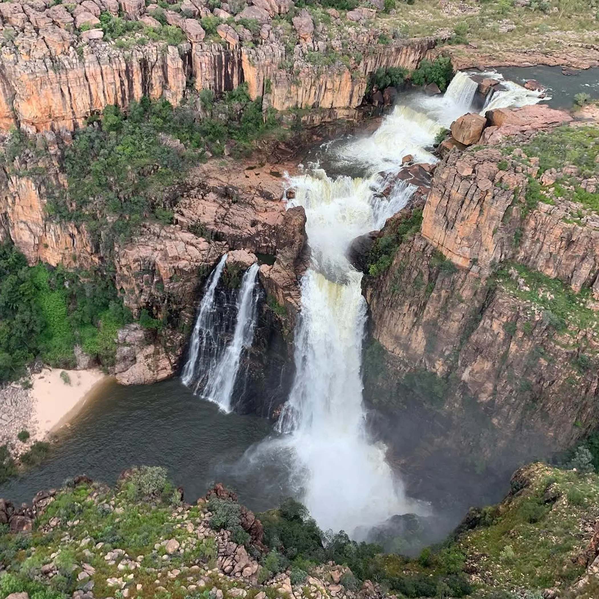 kakadu plunge waterfall