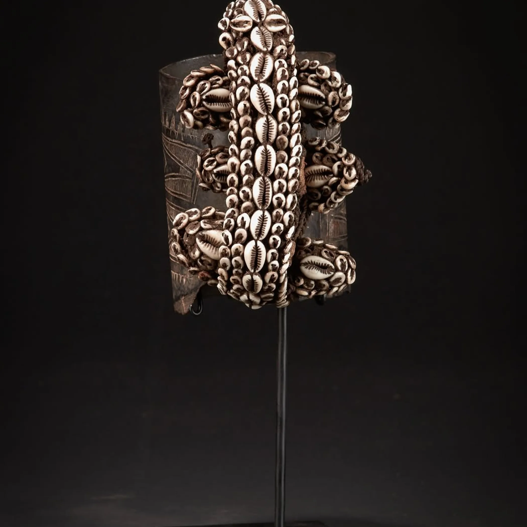 crocodile-covered ceremonial armband