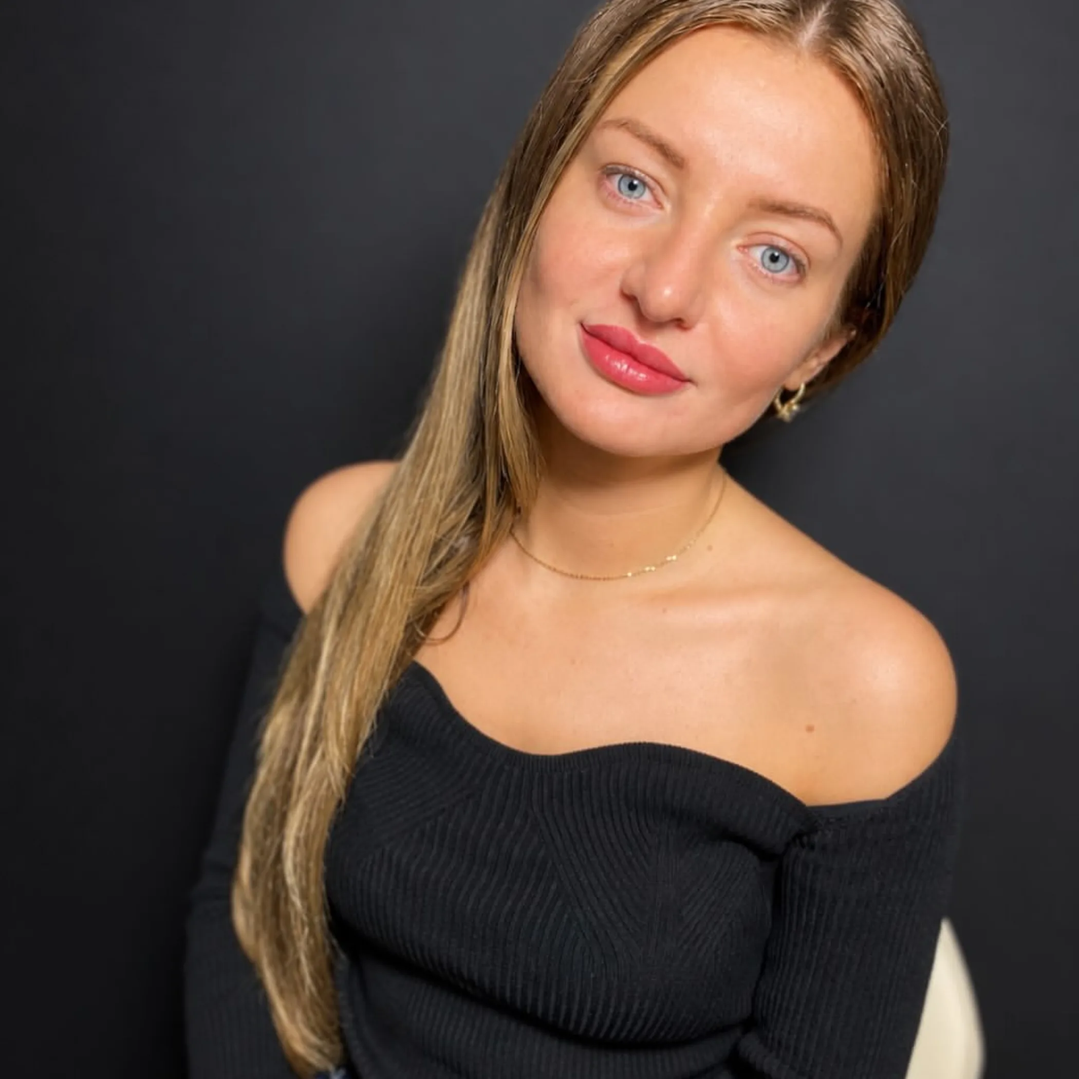 permanent lip makeup close-up