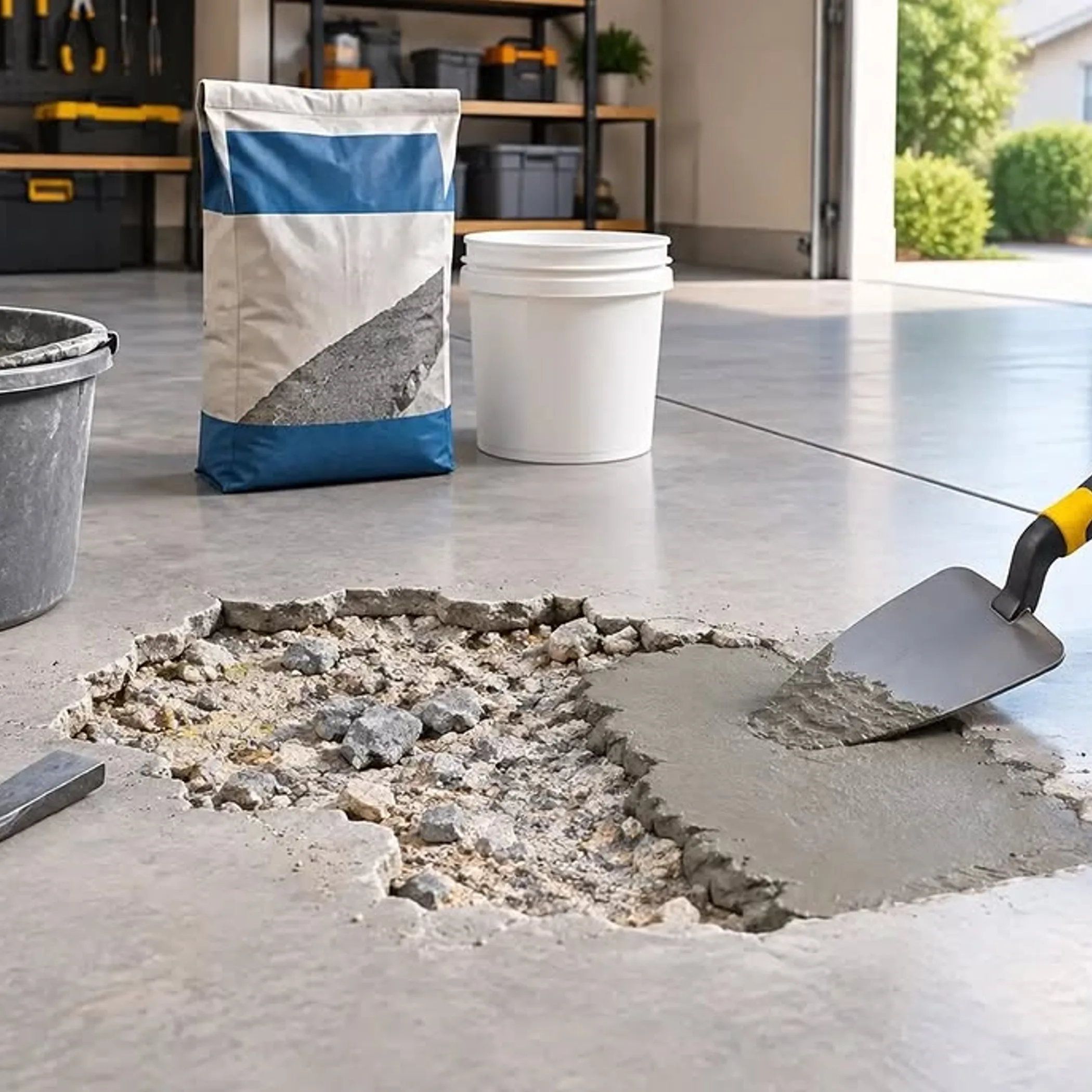 spalled concrete restoration tools